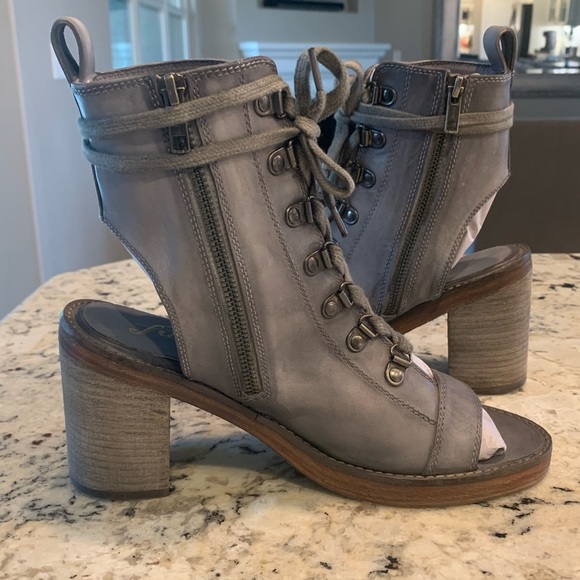 NEW $178 Free People City of Lights Heel Boots 9 - Picture 6 of 14